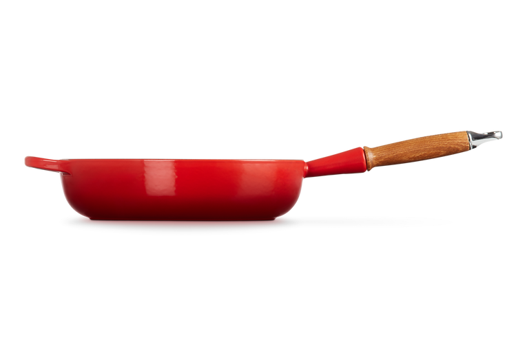 Le Creuset Stekpanna Gjutjärn med Trähandtag Cerise - Bild 4