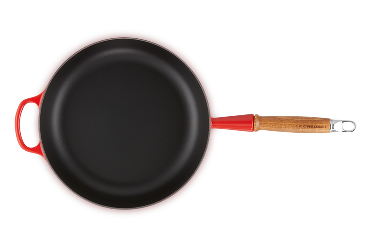 Le Creuset Stekpanna Gjutjärn med Trähandtag Cerise - Bild 3