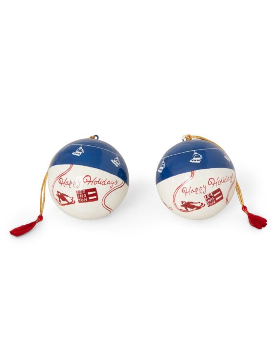Lexington Papier Maché Balls Christmas Ornament