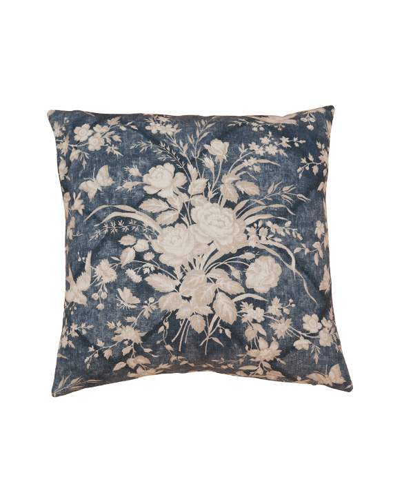 Ralph Lauren Kuddfodral Eliza Floral Vintage Blue 50x50cm