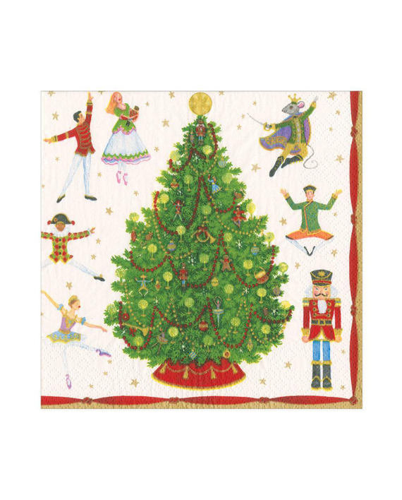 Caspari Servetter Nutcracker Ballet 16.5x16.5 cm