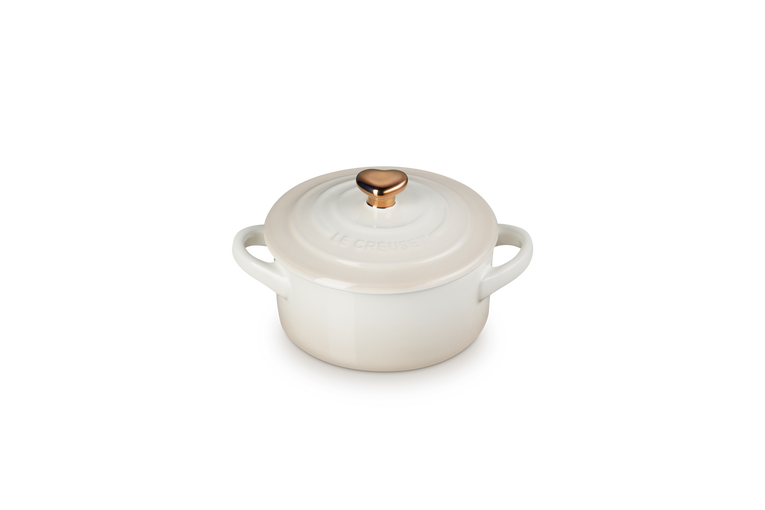 Le Creuset Minigryta med Hjärtformad Knopp Meringue