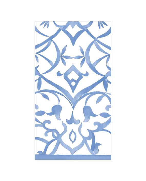 Caspari Servetter Algarve Ceramic Blue 11x20cm