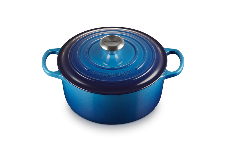 Le Creuset Gryta Rund 24 cm 4,2 L Azure
