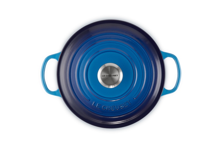 Le Creuset Gryta Rund 24 cm 4,2 L Azure