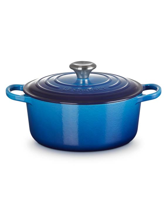 Le Creuset Gryta Rund 24 cm 4,2 L Azure