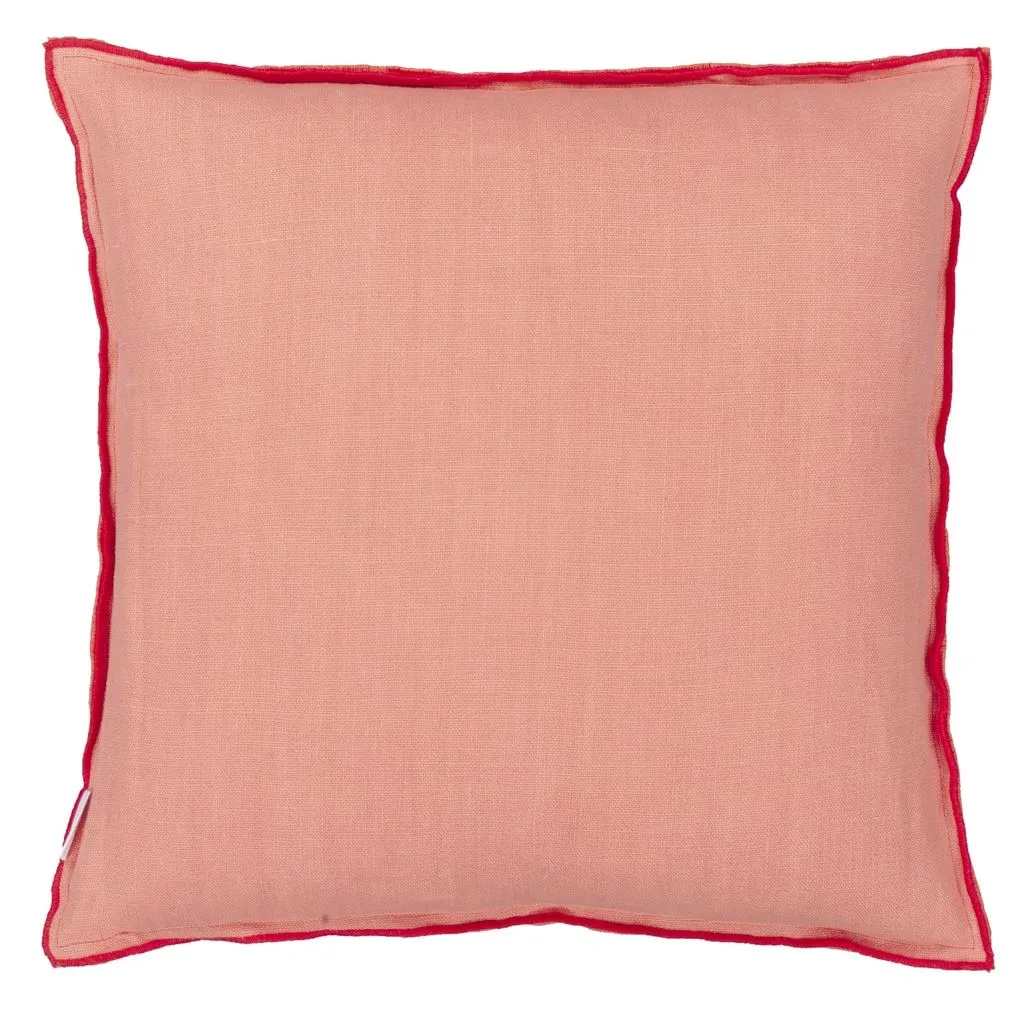 Designers Guild Kudde Brera Lino Nasturtium & Papaya 45x45cm
