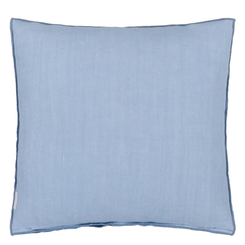 Designers Guild Kudde Brera Lino Cornflower & Lapis 45x45cm