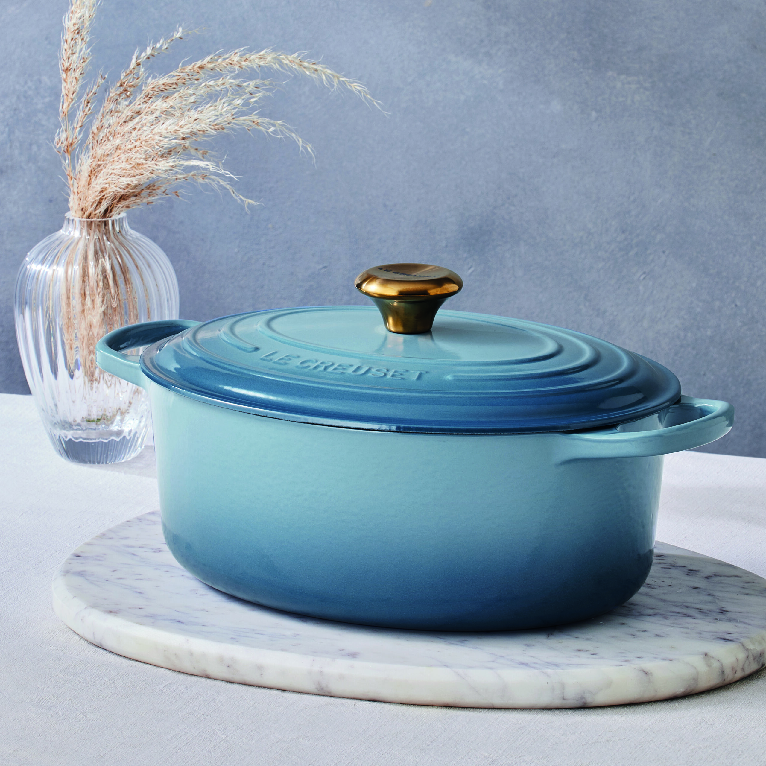 Le Creuset Oval Gryta 27 cm 4,1 L Chambray