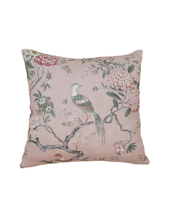 GP & J Baker Kuddfodral Oriental Bird Blush 50x50 cm