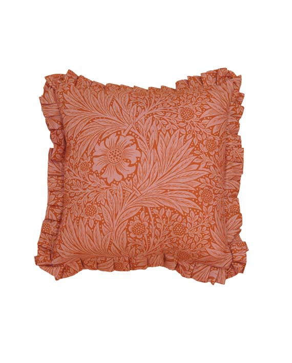 William Morris Kuddfodral Marigold Orange Pink 50x50 cm
