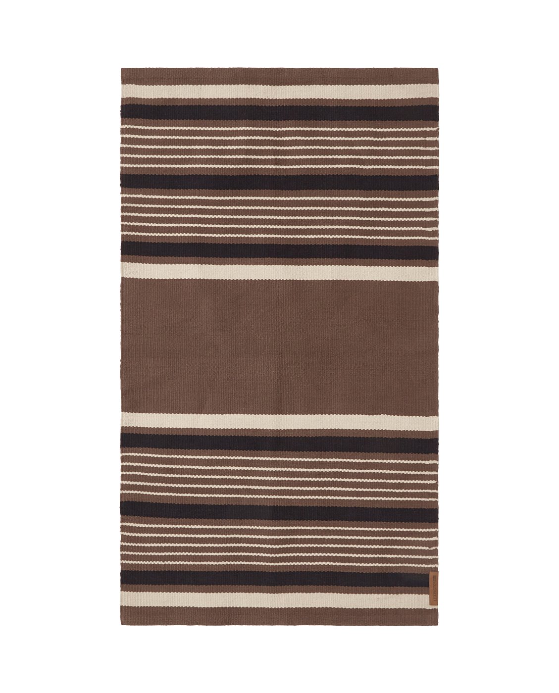 Lexington randig matta beige/Dk gray