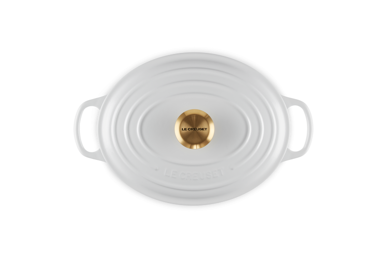 Le Creuset gryta oval 27 vit