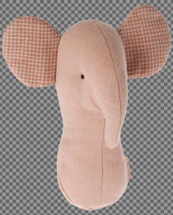 Maileg Lullaby Friends Skallra Elefant Rosa