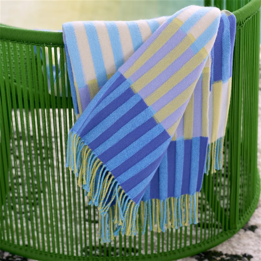 Designers Guild pläd Murazzi porcelaine