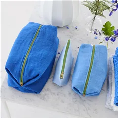Designers Guild Necessär Brera Lino Cerulea