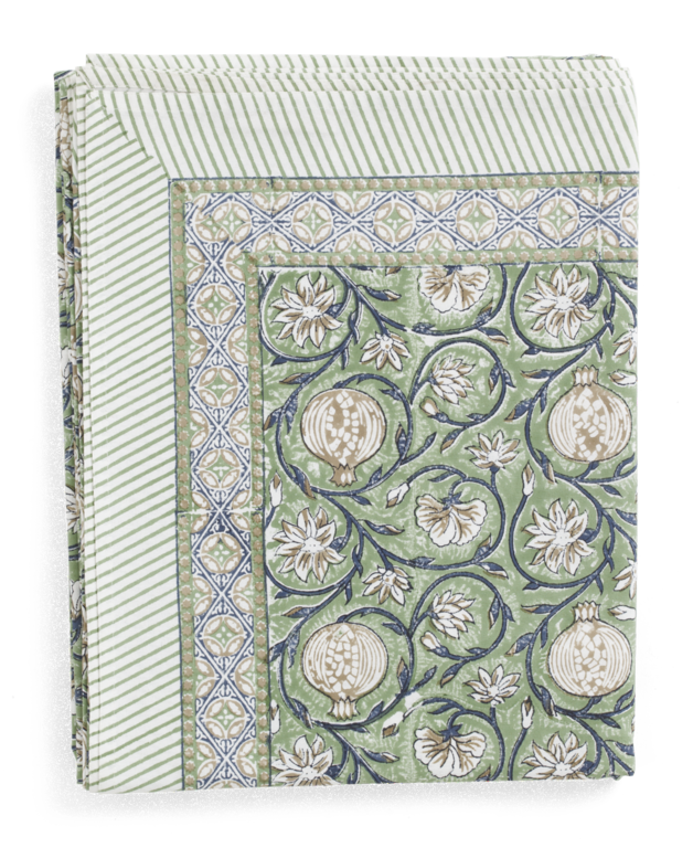 Chamois Duk Tangier Pomegrante Green