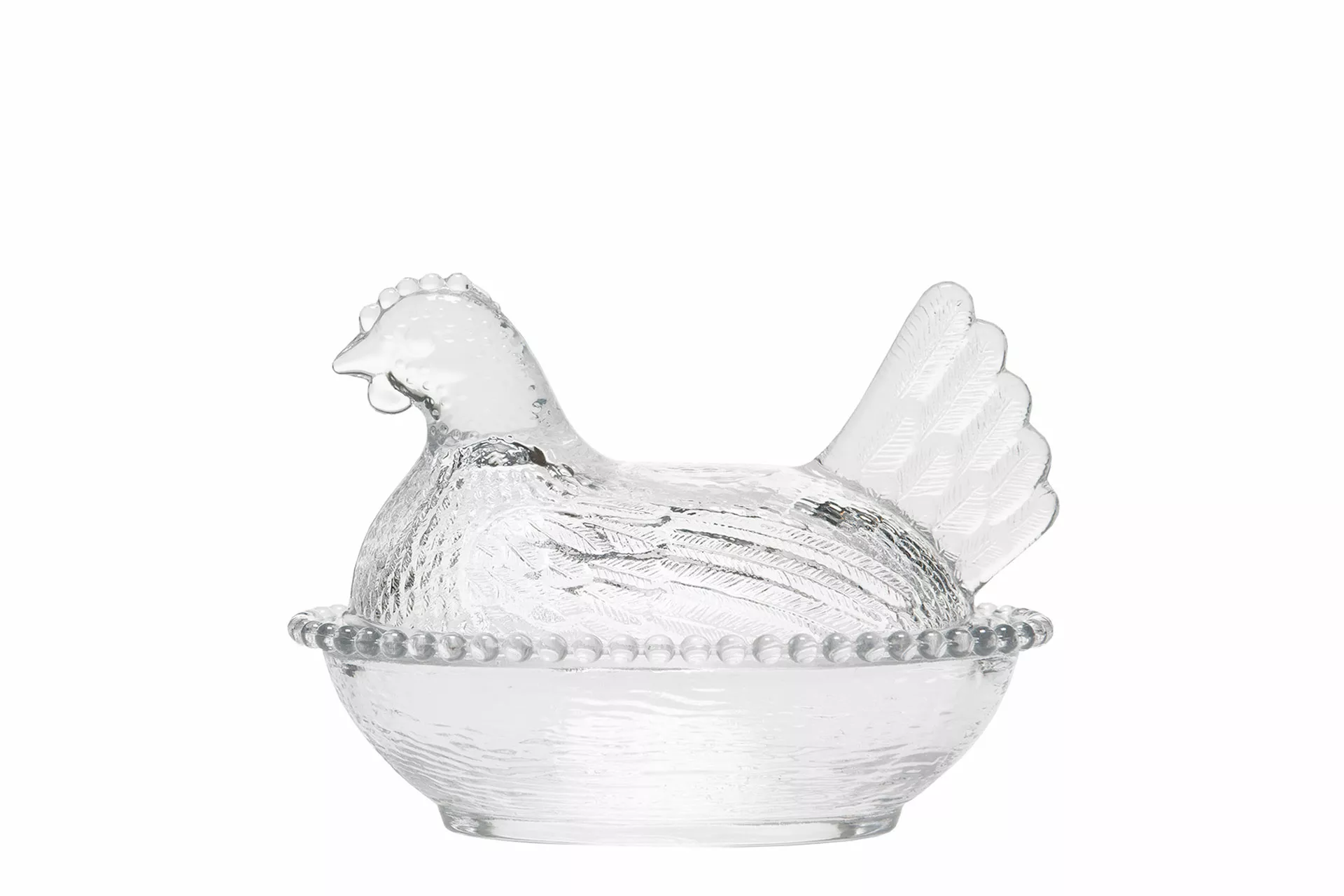 Glasskål Höna