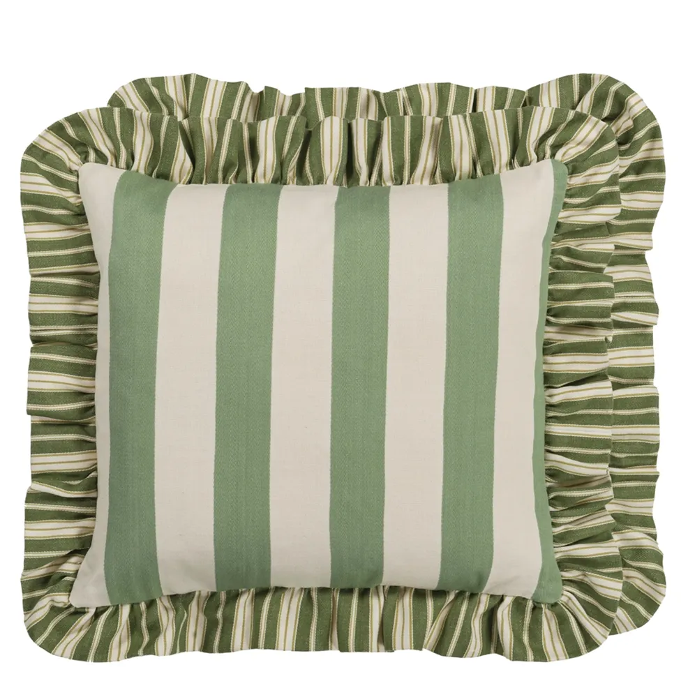 Designers Guild Kudde Berkeley Stripe Celadon