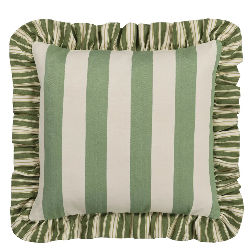 Designers Guild Kudde Berkeley Stripe Celadon