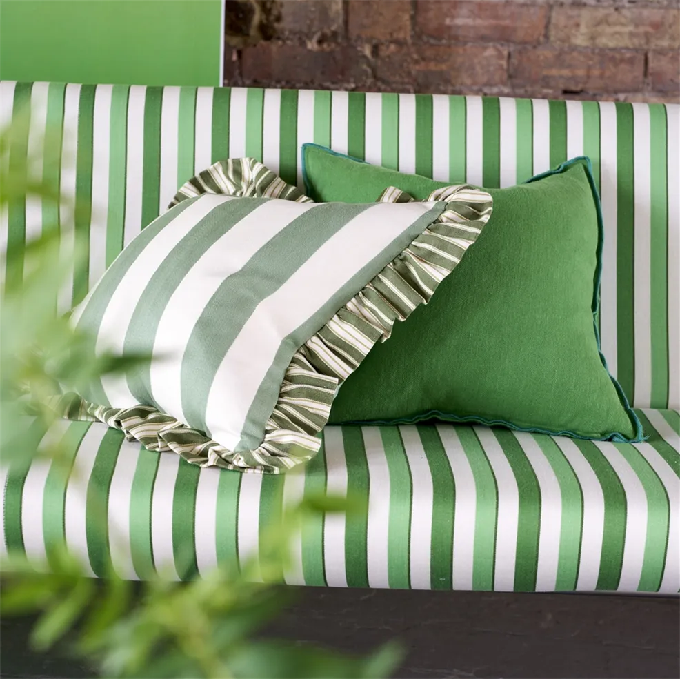 Designers Guild Kudde Berkeley Stripe Celadon