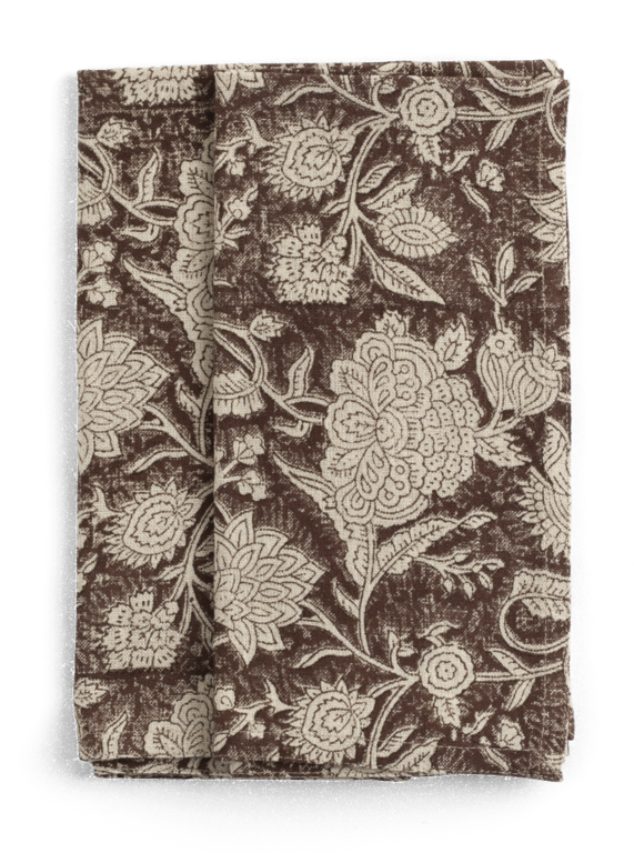 Chamois Linne Servetter Indian Rose Brown
