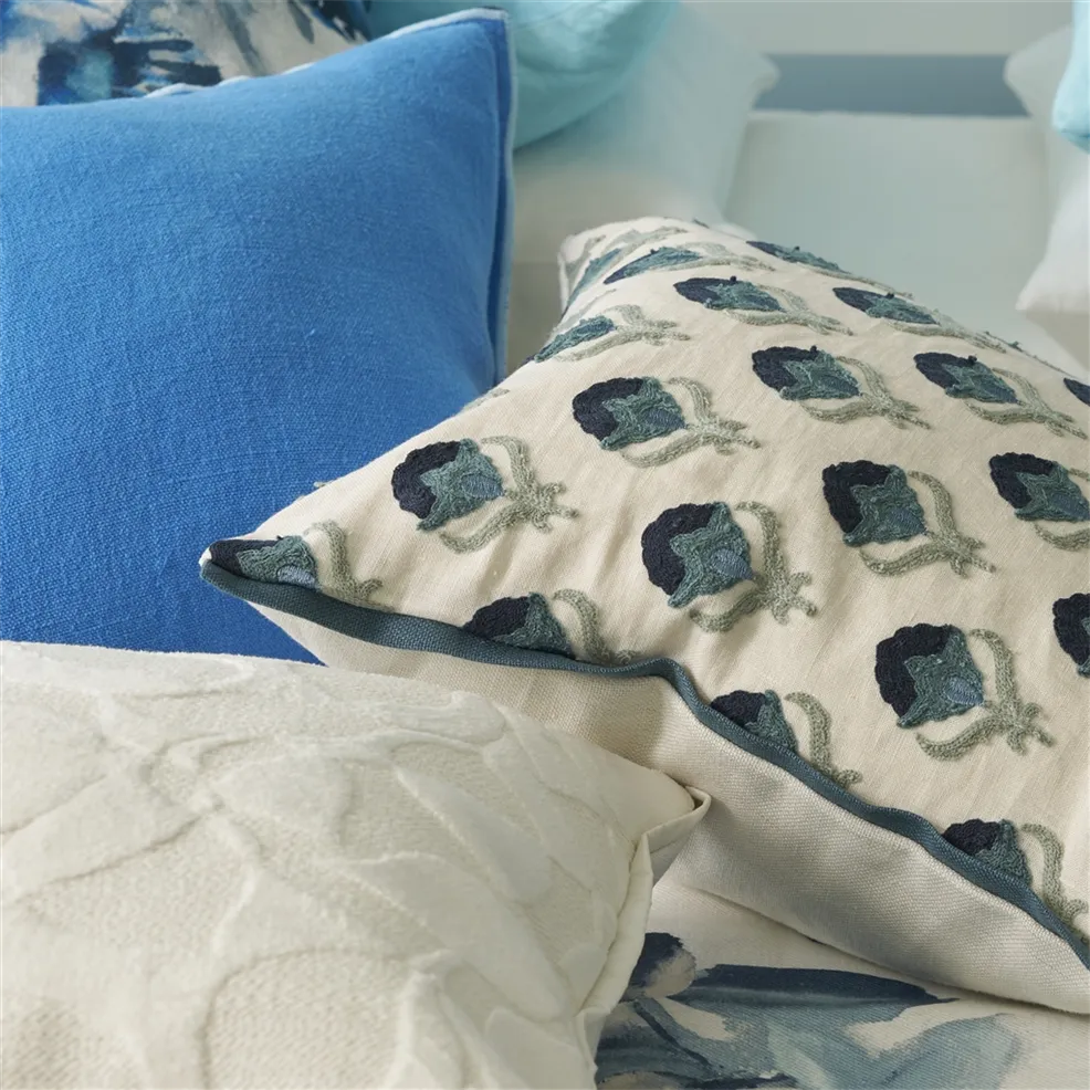 Designers Guild Teasel Indigo Cushion