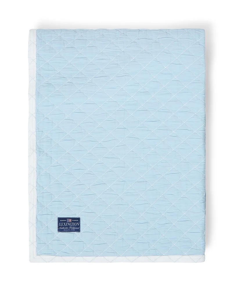 Lexington Överkast Jacquard Ekologisk Bomull Vit