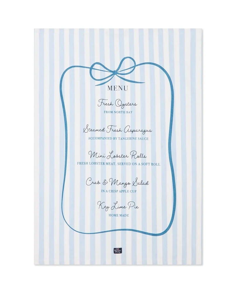 Lexington Kökshandduk Party Menu Blå