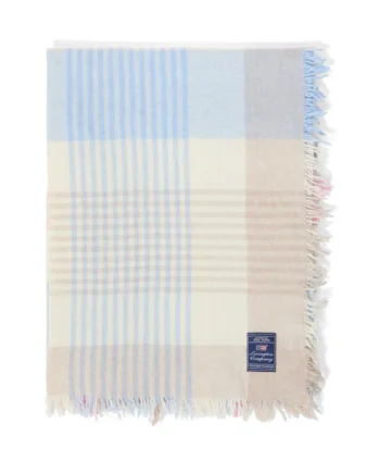 Lexington Pläd Rutig Återvunnen Ullmix