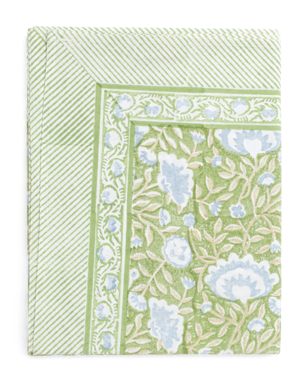 Chamois Duk Mathilde Green/Blue/Beig