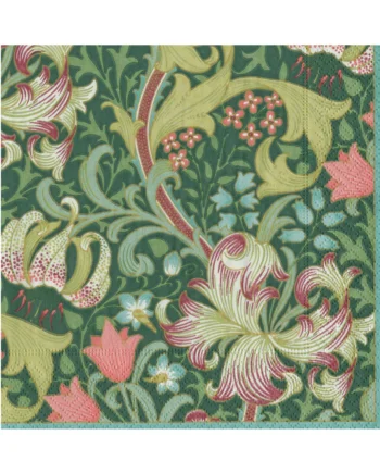 Caspari Servetter Golden Lily Forest