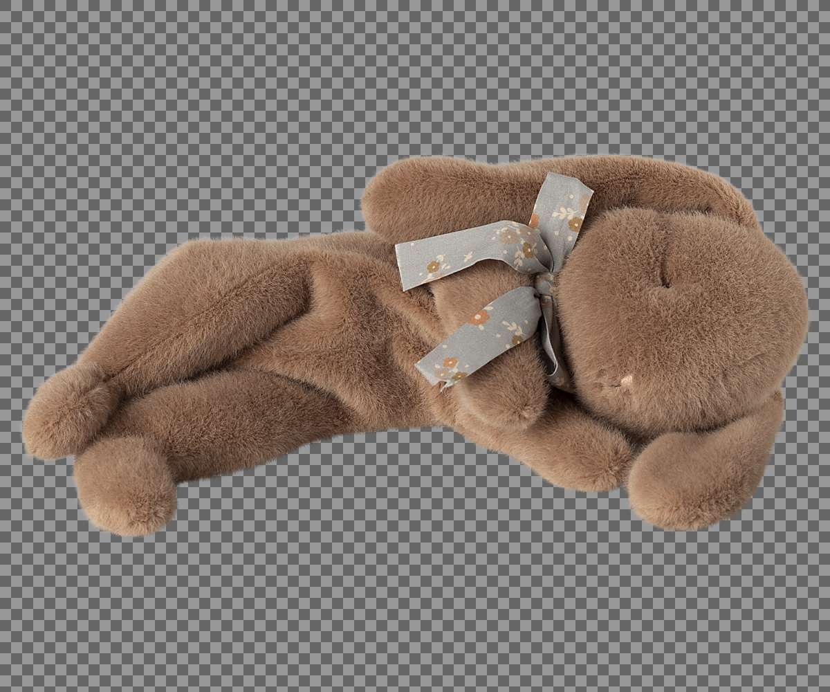 Maileg Sovande Kanin Plysch Soft Brown