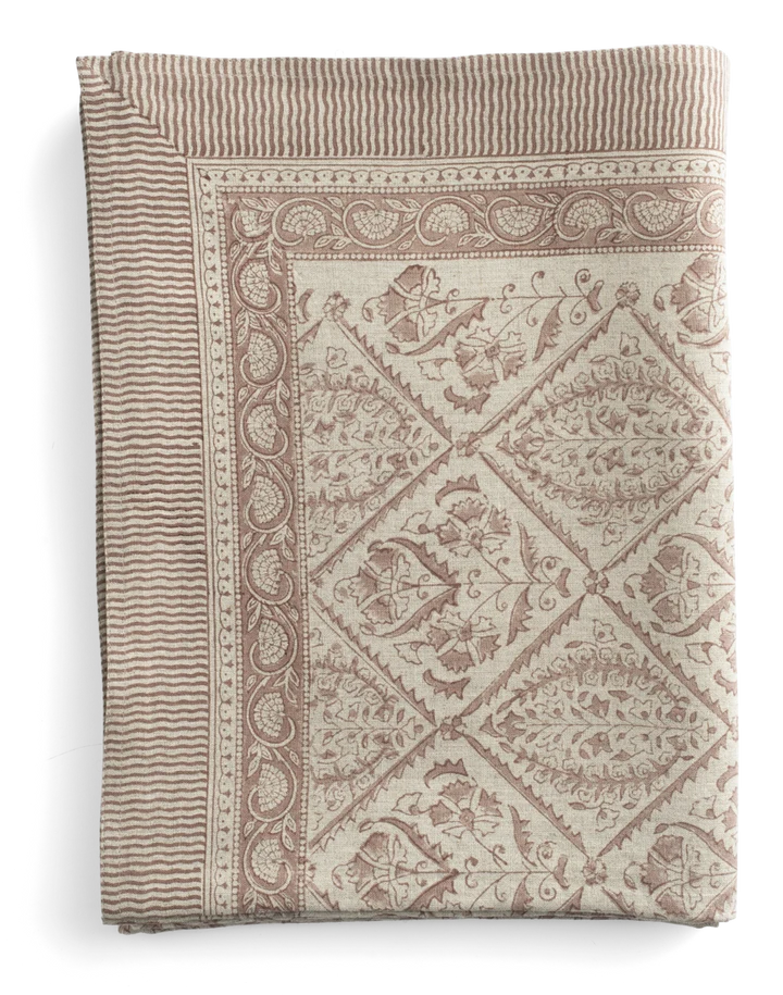 Chamois Linne Duk Jaipur Old Rose