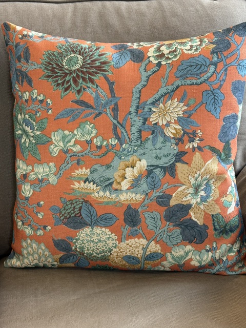 GP & J Baker Kuddfodral Little Magnolia Teal/Orange