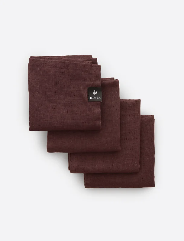 Himla Servetter Sunshine Burgundy