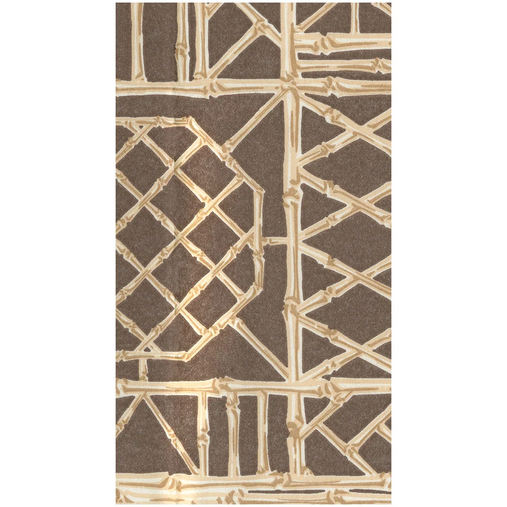 Caspari Servetter Bamboo Screen Chestnut
