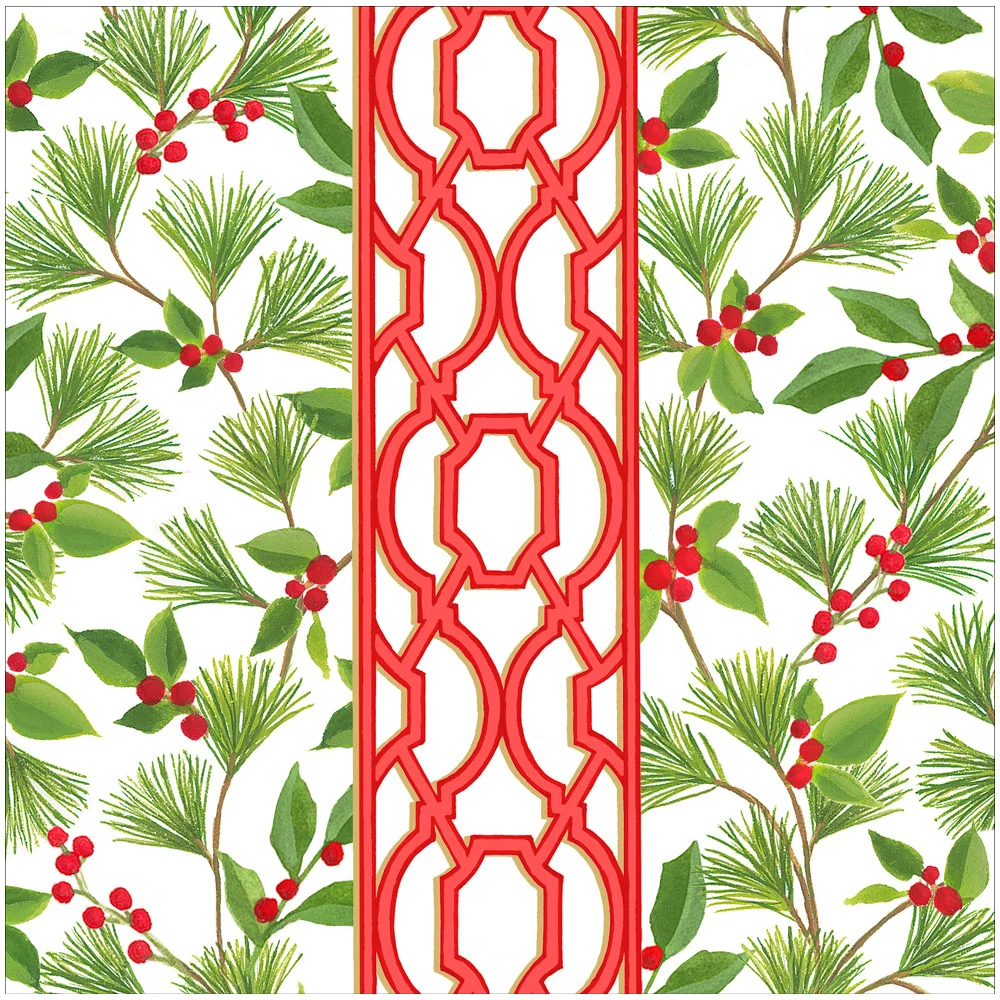 Caspari Servett Knots and Greenery