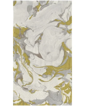 Caspari Servetter Marbled Quartz