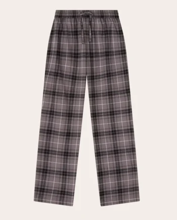 Lexington Teens Flanell Pyjamasbyxor Grå Multirutig