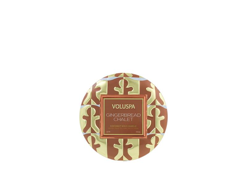 Voluspa Doftljus Tin Candle Gingerbread Chatlet